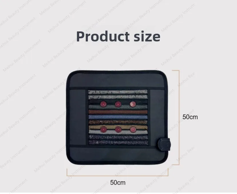 Seat Cushion Hot Compress Therapy Far-infrared Heating Seat Cushion Hot Compress Negative Ion Ball Photon Lamp
