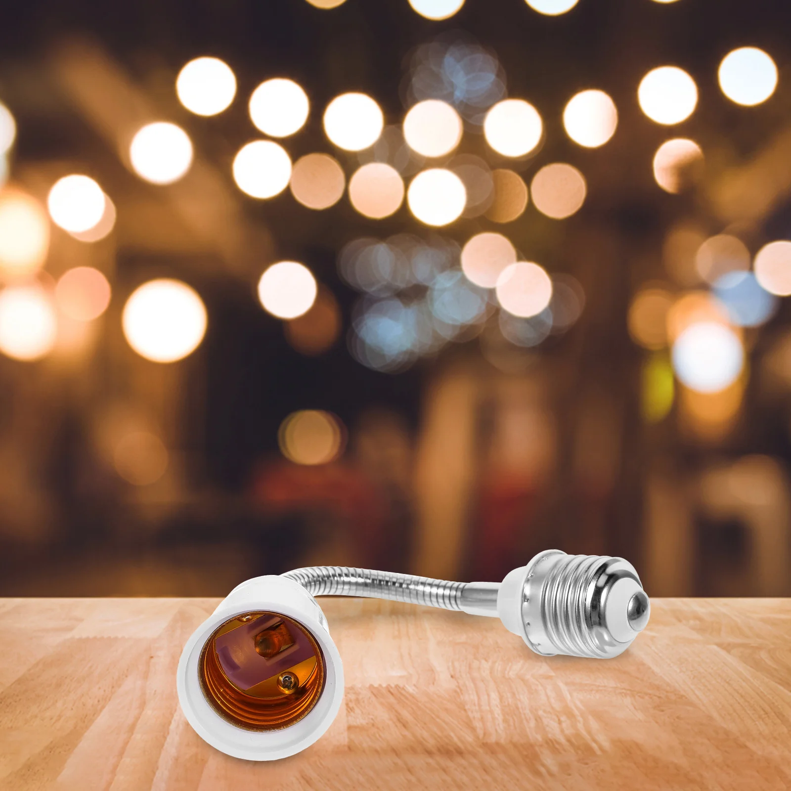 

Патрон-удлинитель от E27 до E27, длина 18 см, материал ПК, гибкий регулируемый адаптер цоколя для лампового светильника, использование в мастерской