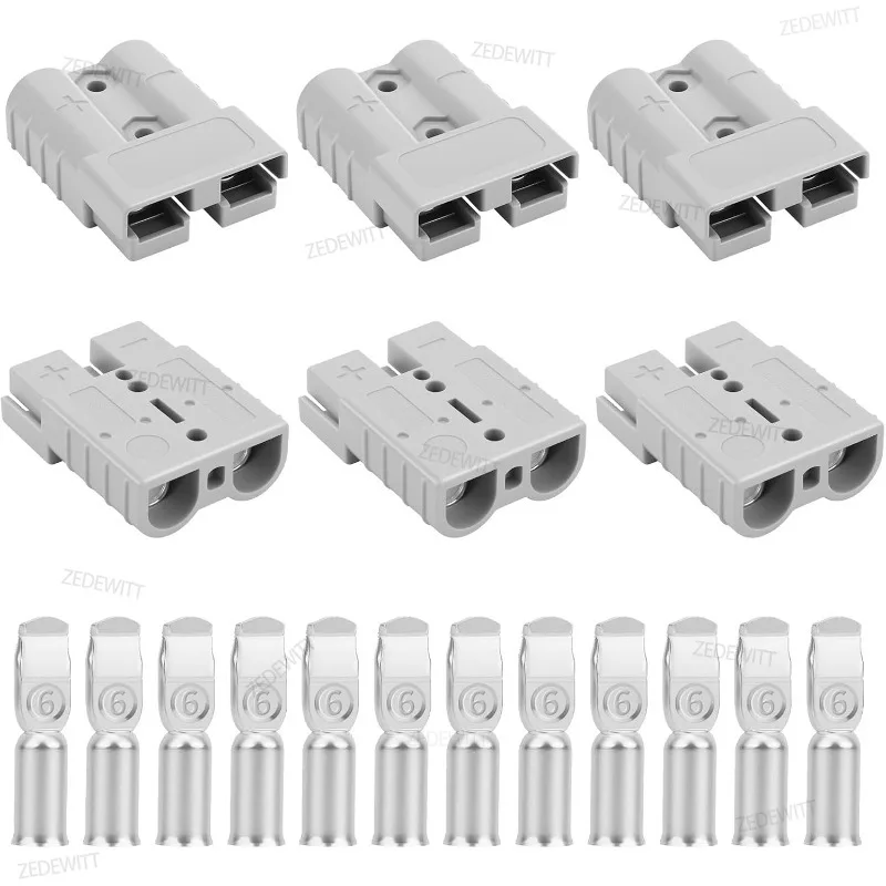 Multifunctional 50A Anderson Style Plug Connector DC Power Accessory For Car RV Solar Panel Battery Charger Power Tool