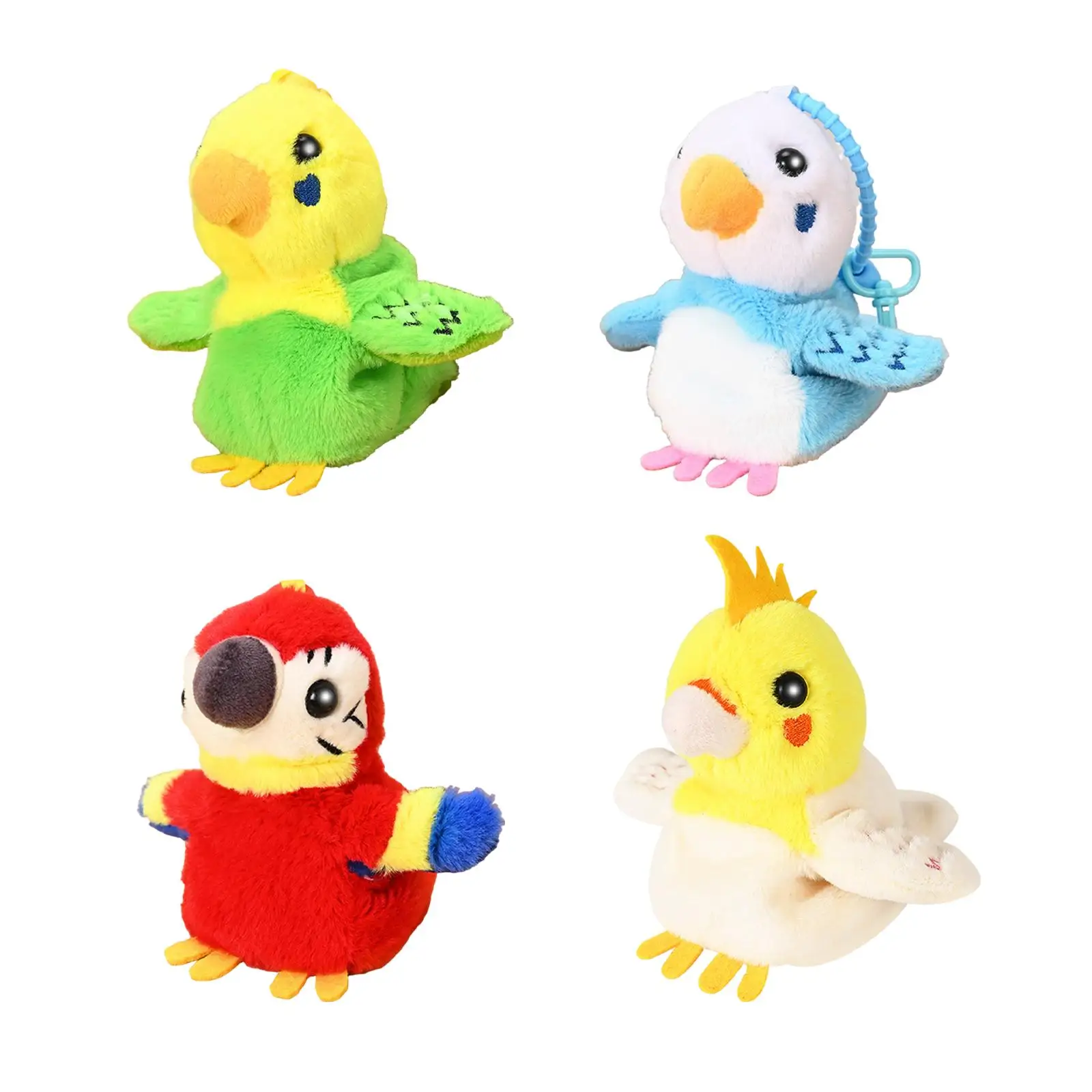 Realistic Electric Parrot Toy Plush Toy Dancing Birthday Gift Parrot Stuffed