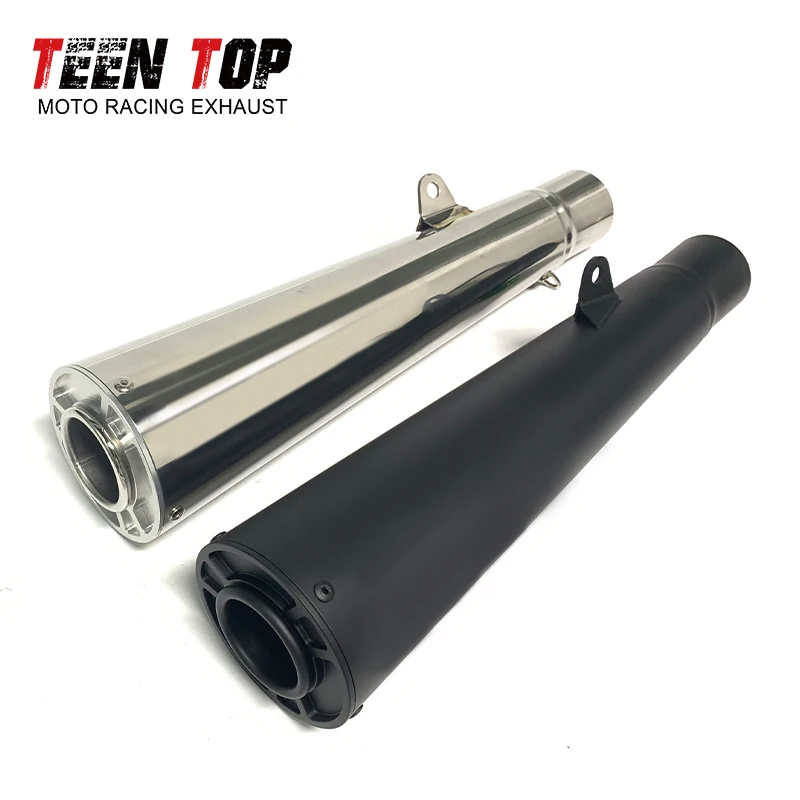 

410mm Universal Motorcycle Exhaust Silencer For Suzuki GSX1300 GSXR1300 Exhaust Muffler 51mm Off-road Bike Silencieux GSXR-1300