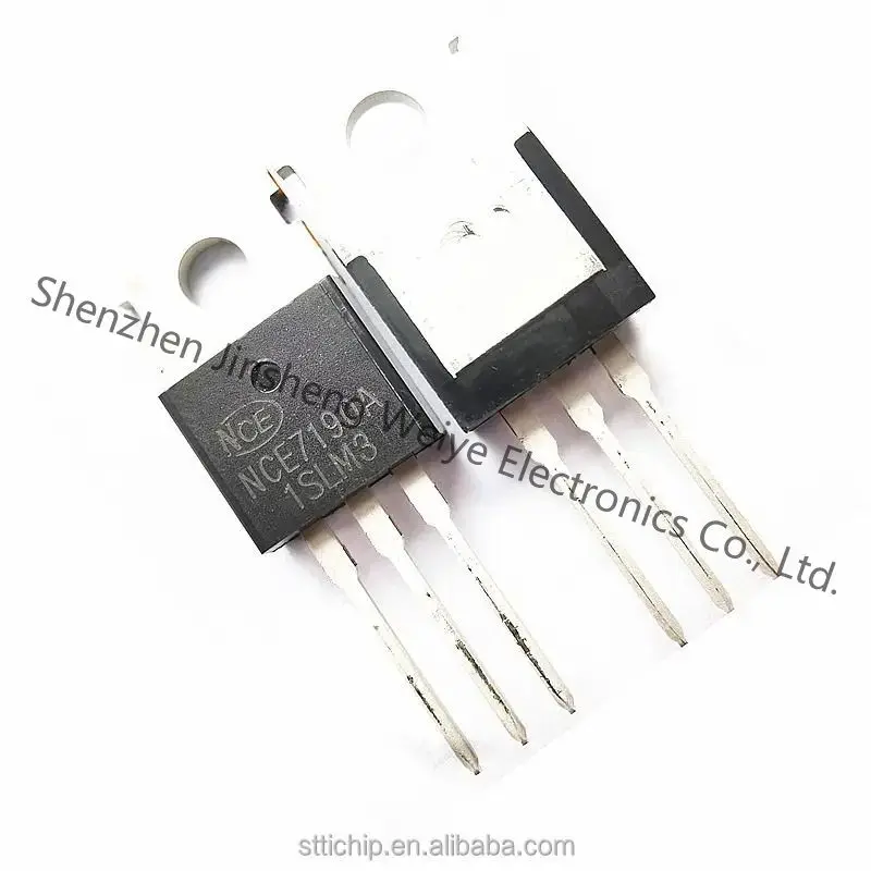 NCE6020AK NCE7190A NCEP85T15 Transistor MOSFET Vdss 60V Id 20A Pd 45W RDSon)Vgs,Id 35mΩ 10V 20A 2.5V 250uA N-channel 60V/2