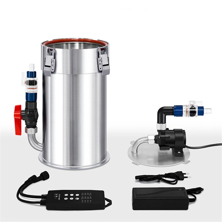 9L/15L Control Stainless Steel Filter Bucket with Water Pump Aquarium Fish Tank External Canister Filter Bucket ES900 ES1500