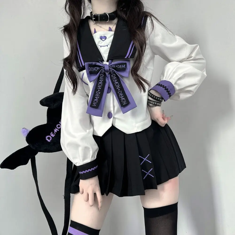 Japan Jk Uniform Japanese Student JK Sailor Suit abito intermedio a maniche lunghe uniforme Cosplay-Friendly carino stile giapponese