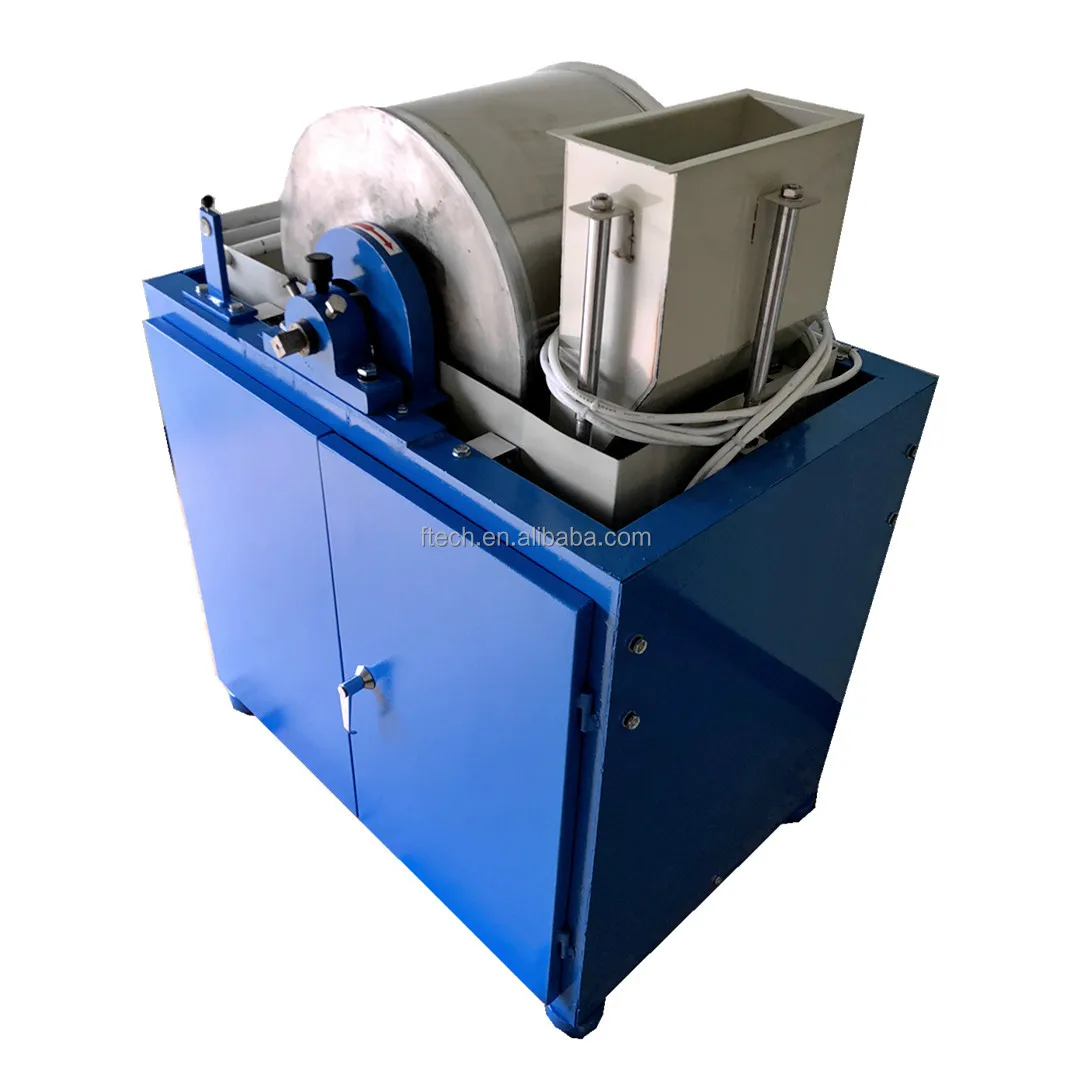 Lab XCRS 400*300 Small Lab Machine Wet Type Drum Magnetic Separator for Sale