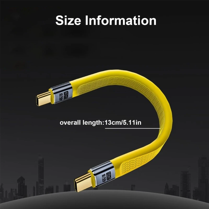 Câble USB C vers USB C, transfert de données rapide, puissance de charge 240W, 8K, 60Hz, vidéo, Thunderbolt3, 40Gbps