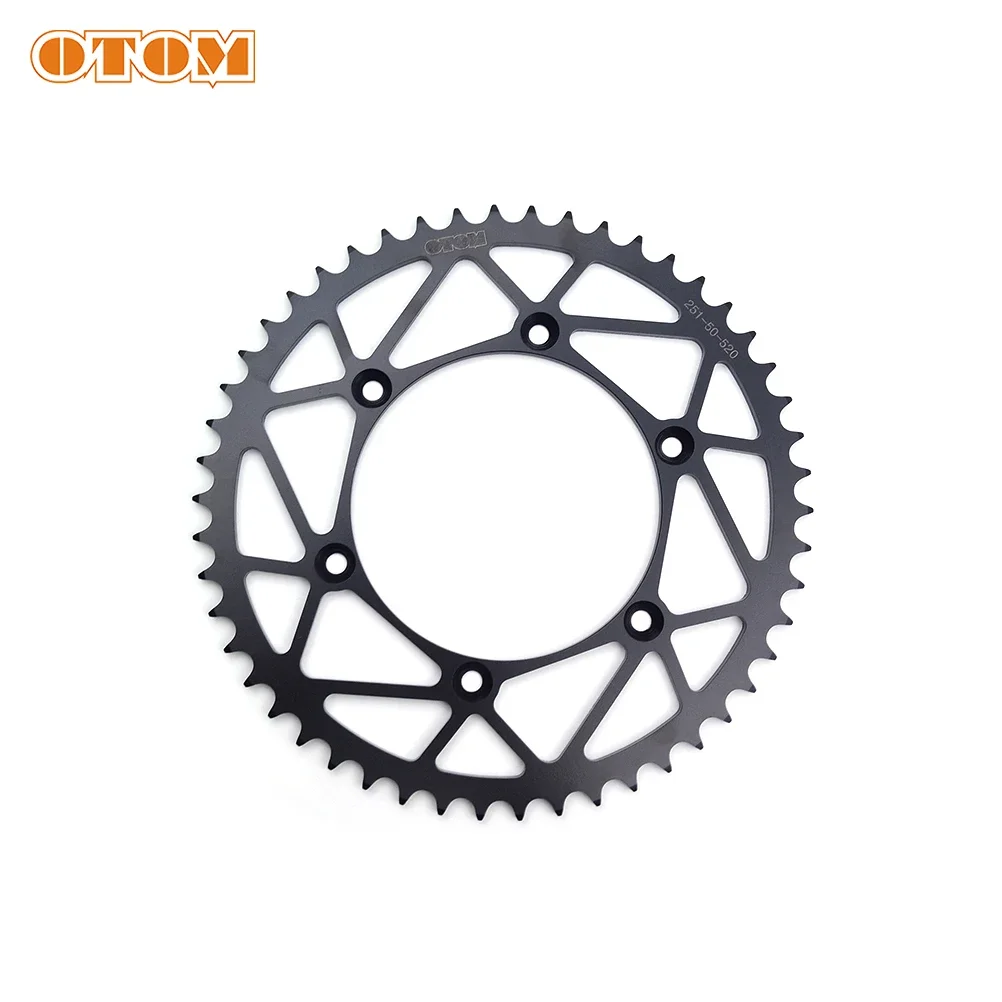 OTOM 50T Motorcycle Rear Sprocket 520 Chain Motocross Gear For YAMAHA YZ125 YZ250 YZ250F YZ250FX YZ450F YZ450FX WR250F WR450F