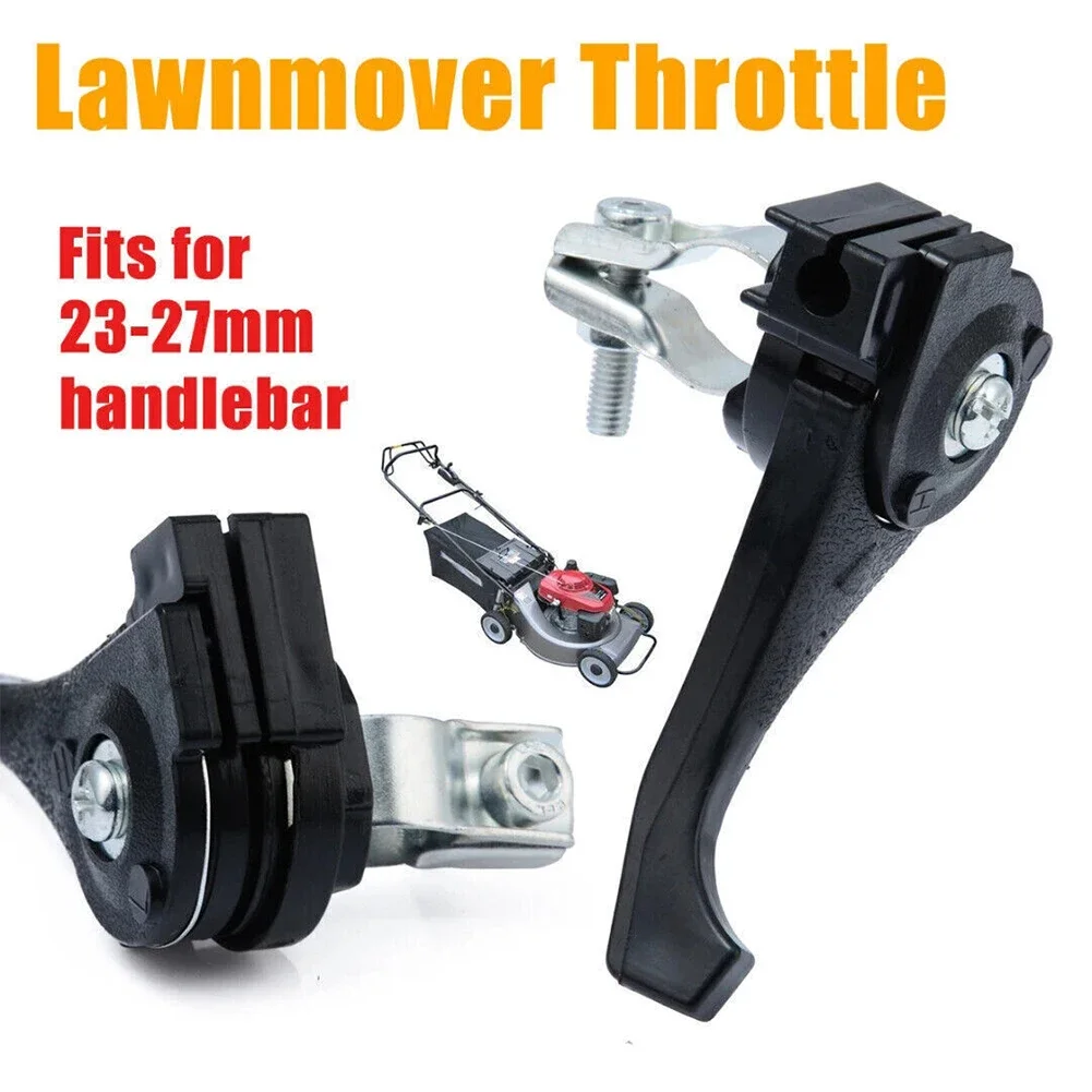 For 23~27mm Handlebar Supply Throttle Lever Throttle Lever Lawn Mower Garden Agriculture For Lawn Mower Black New