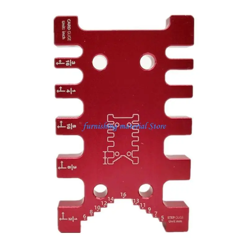 Y5GD -metrische remklauwen Tenon Gauge Ruler Cutter Snijden voor timmerwerk duurzaam