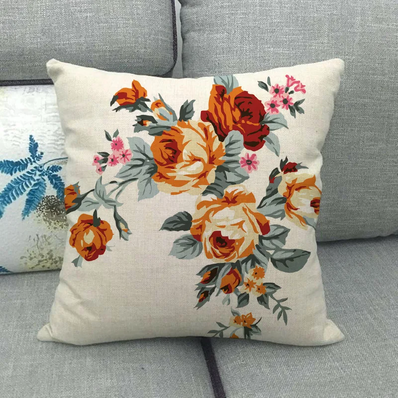لوحة زيتية جميلة بألوان مائية طباعة رقمية أغطية وسائد قصيرة من القطيفة لغطاء وسادة مكتب أريكة السيارة والسلع المنزلية
