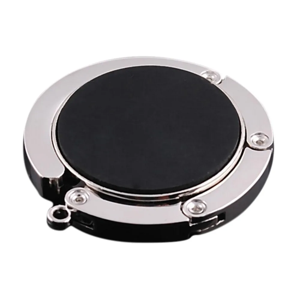 Gancho plegable portátil de aleación de cristal para bolso, colgador de mesa, accesorios únicos, 1 piezas