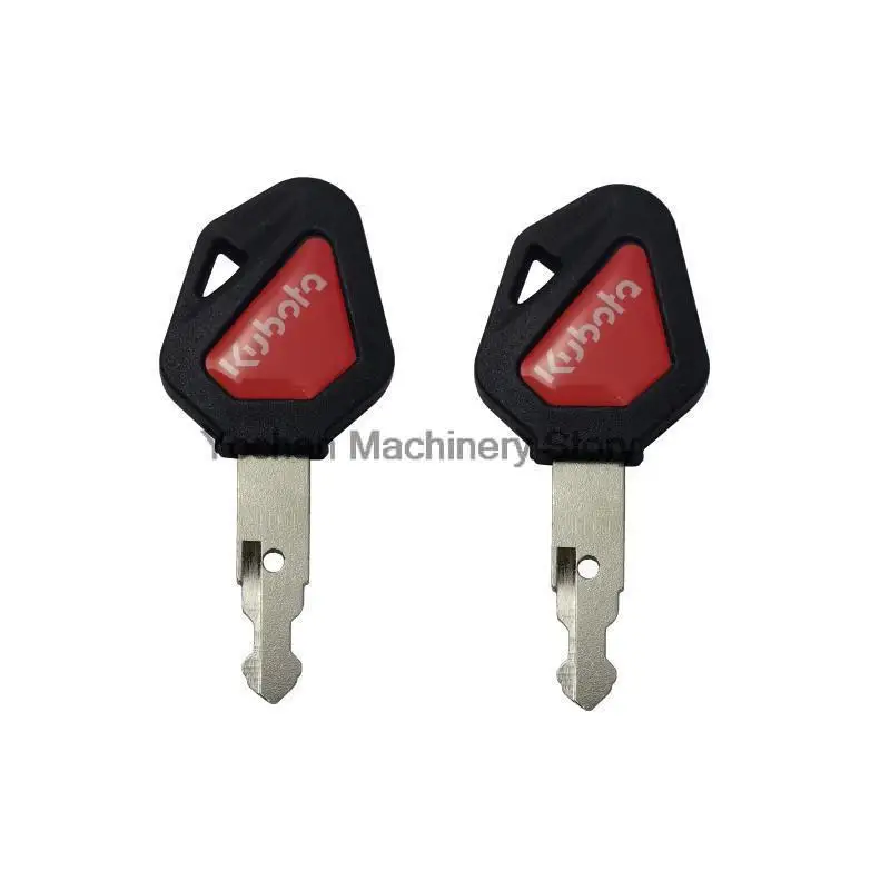 2Pcs Ignition Switch Key For Kubota Mini Excavator Backhoe Track Loader Marked 459A Starter Key