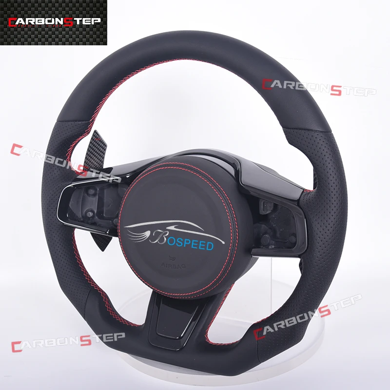 Fit For Jaguar XF F Type X Type XKR GT XE XJ Carbon Fiber Cars Steering Wheel With Leather Suede Led Sports Heated