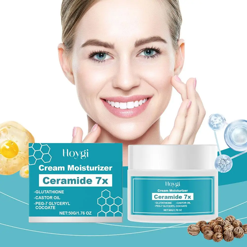 Ceramide Moisturizing Cream - Anti-wrinkle Hydrating Formula For Fine Line Reduction,nourishing Strengthening Skin Barrier C9r3