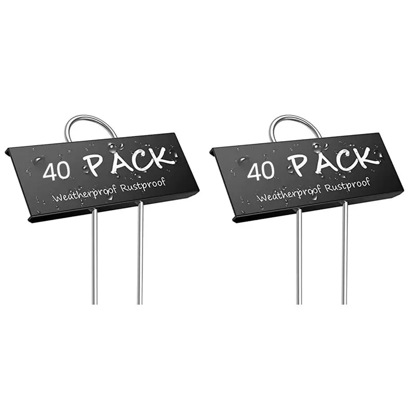 80-Pack Metal Plant Labels Weatherproof Garden Markers Reusable Nursery Tags For Vegetables Herb Flower Seed Greenhouse