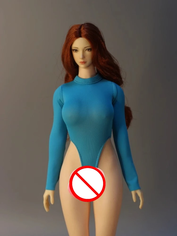 DMTOYS 1/6 Scale Action Figures เสื้อผ้าผ้าไหมน้ําแข็งชุดว่ายน้ําแขนยาวบิกินี่สําหรับ 12 "หญิง Ph Tbl 42A Body