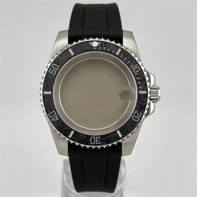 ronda-515-40mm-silver-diving-watch-case-is-equipped-with-a-rubber-strap-and-sapphire-glass-for-nh34-nh35-nh36-pt5000-movement