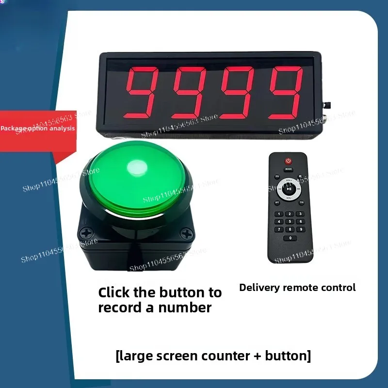 Large Screen Counter Length Meter: Infrared Auto-sensing for Conveyor Belt Loading & Multi-functional Counting