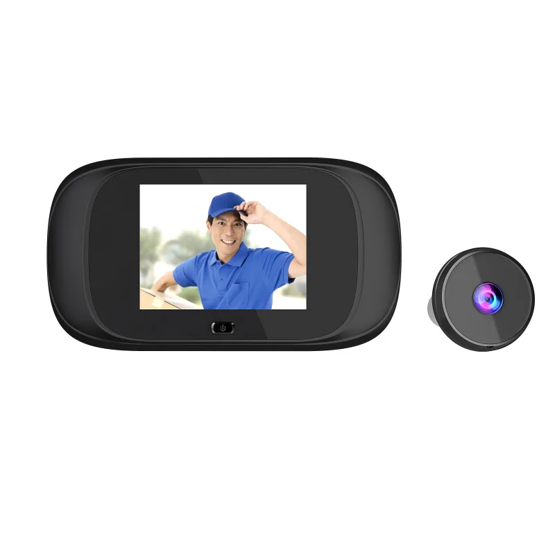 2.8 Inch LCD Color Screen Digital Doorbell Electronic Peephole Door Camera Viewer 90 Degree Door Eye Door Ring Monitor