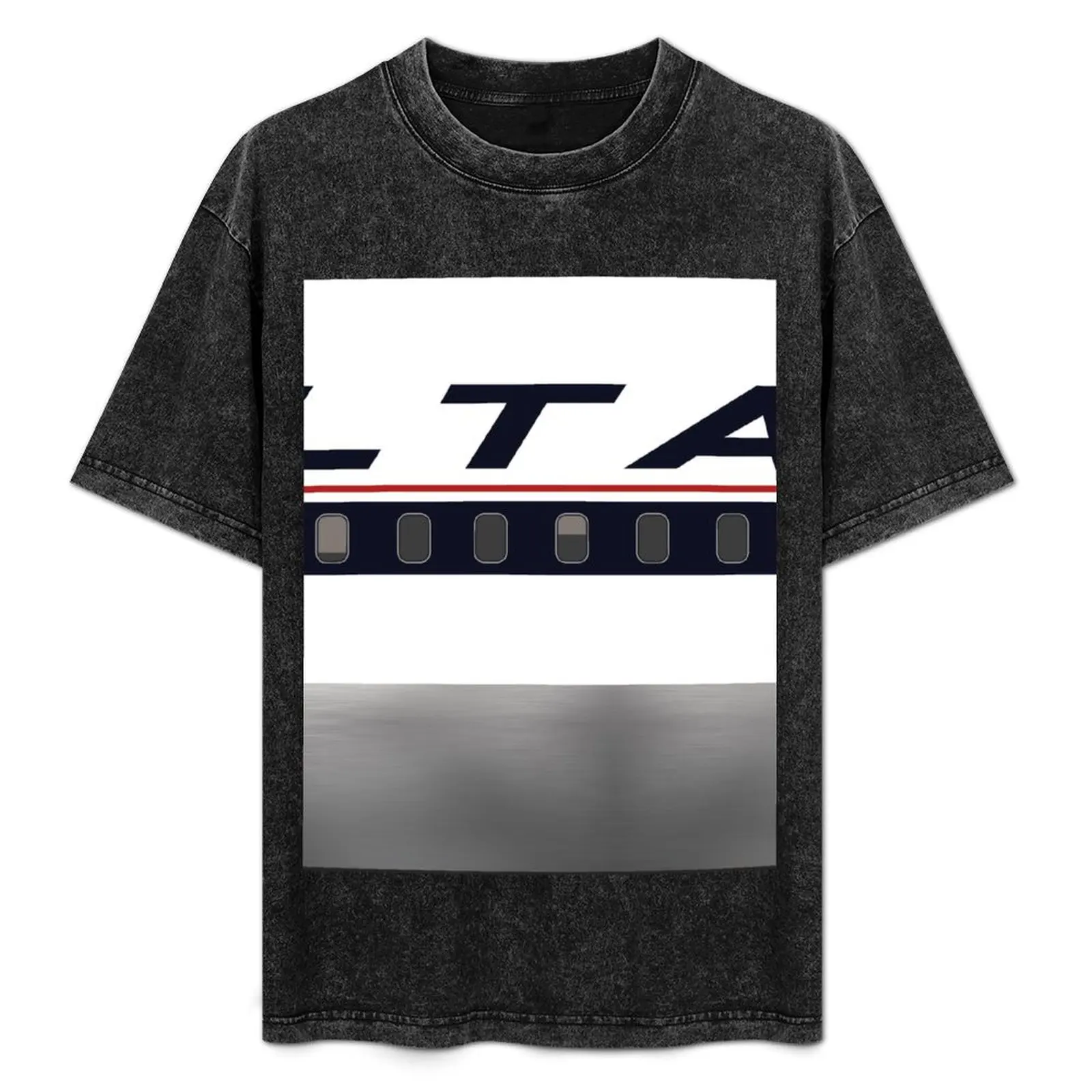 Camisetas Plane Tees - Delta Air Lines (Widget, años 80) Camiseta holgada de talla grande