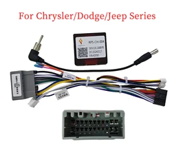 Car Wiring Harness Power Cable Adapter Canbus Box Decoder For Jeep Compass Patriot Wrangler 300C RP5-CH-004 CH-SS-04