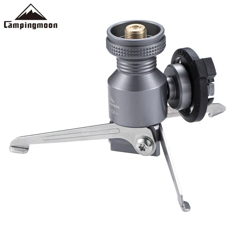 Outdoor Stoves Accessories Campingmoon Z23 Camping Stoves Three-legged Rotary Gas Split Extension Tube Rocket Stove Head Bracket