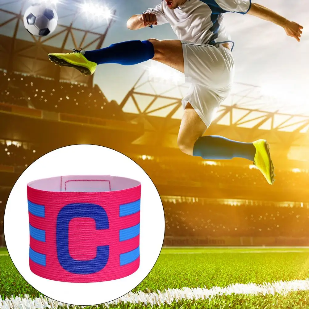 고밀도 패스너 테이프 조절 가능 탄성 축구 완장 (청소년 및 성인 선수용, 팀용, 축구, 농구, 럭비)