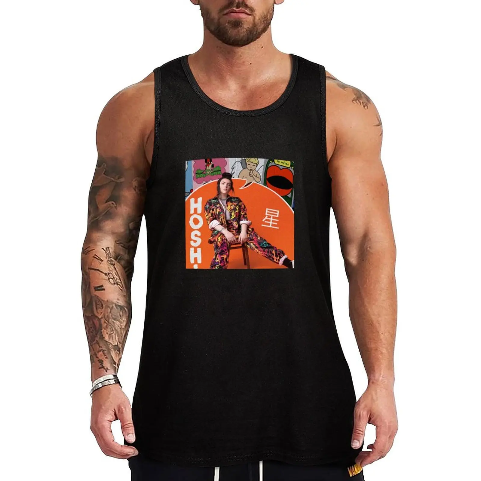 

HOSHI French Artist - Hoshi France T-Shirt Tank Top Workout Athletic Tank Top Breathable Sleeveless Wear
