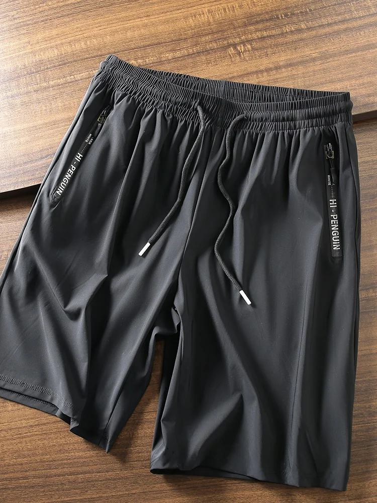 

Cool Sensation Bla Tech Qui Dry Loose Couple Sle Summer orts Five-Quarter Length Men's Women's Casual Pants