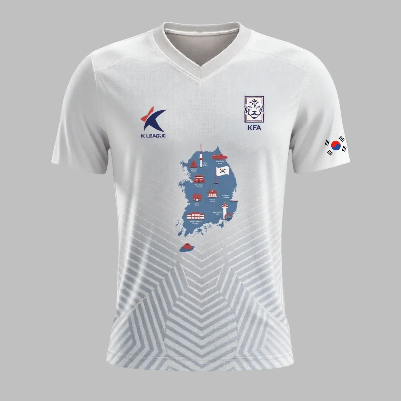 

Модная футболка с короткими рукавами и принтом для взрослых и детей, корейская команда, футболка с короткими рукавами, быстросохнущий дышащий тренировочный топ