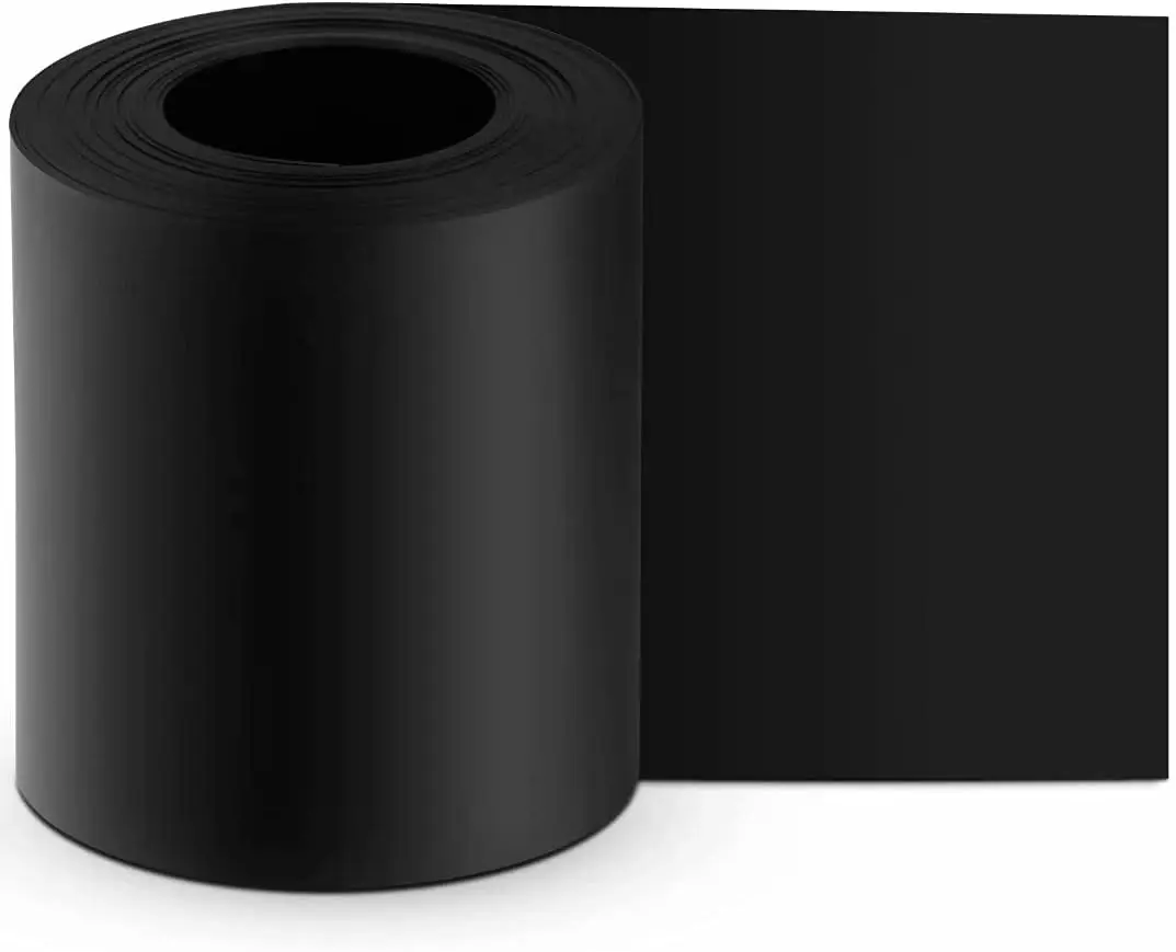 

12 Gauge 80 Feet Weed Barrier Landscape Edging, 10 Inch Depth Flexible Border Roll for Lawn Garden Driveway Path Sidewalk