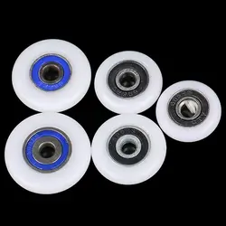1Pcs/4Pcs Fastener Hardware Shower Door Roller 19/23/25/27/29mm with Screw Sliding Door Pulley Silent Nylon Runner Wheels