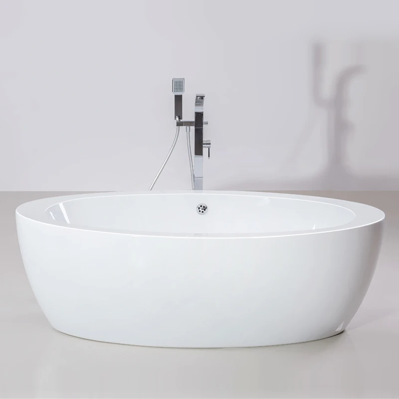 RY-508 Modern Luxury  Deep Soaking Freestanding Bathtub With CE/cUPC Approvedfreestanding Acrylic Bathtub  Outdoor Inflatable