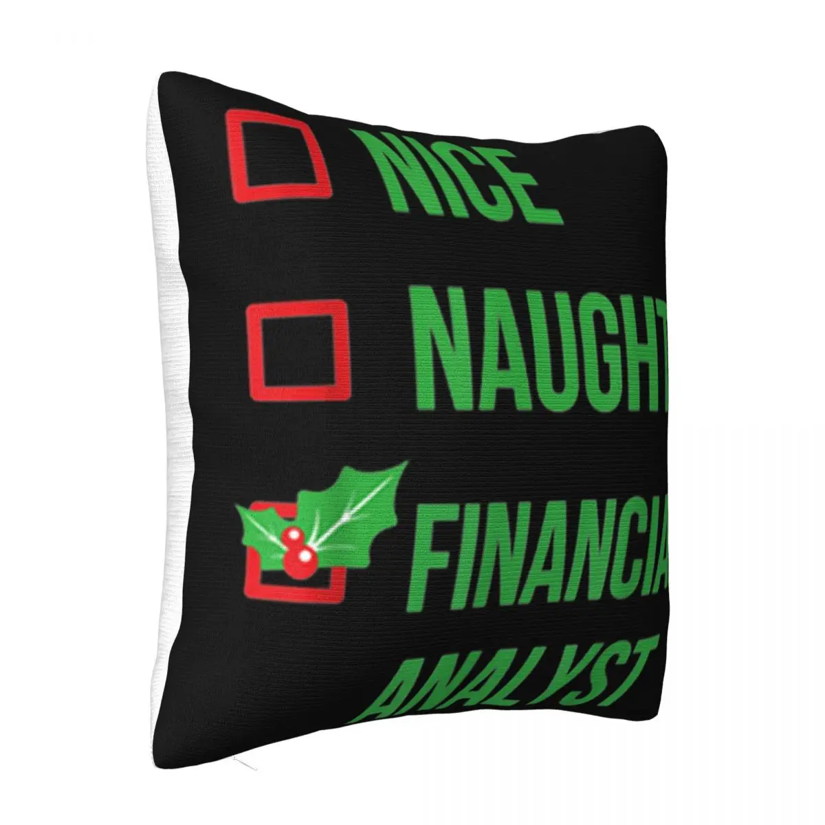 Premium Financial Analyst Funny Pajama Christmas Gift New Arrival Designing Leisure Fashion Pillow Case