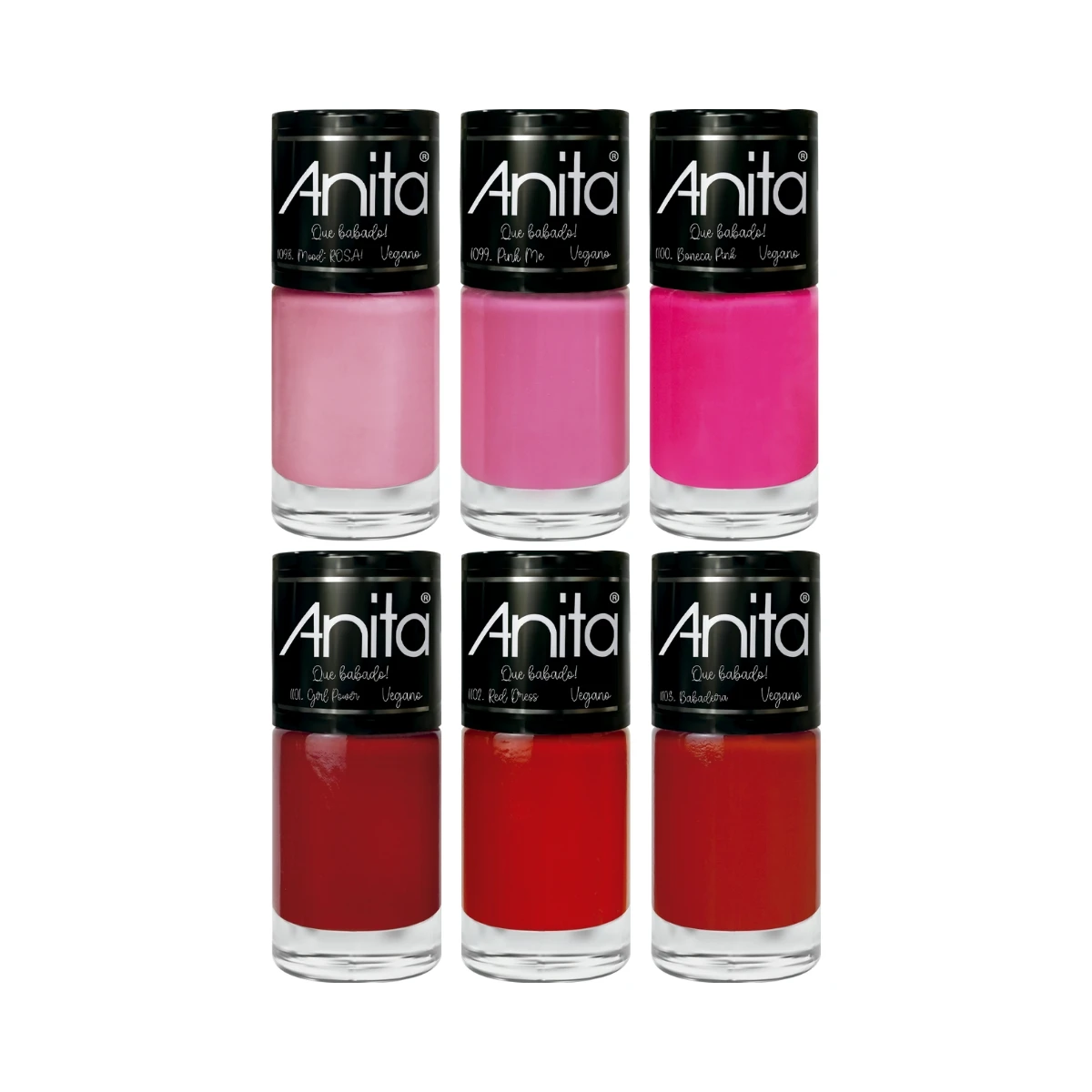 Kit 6 Enamels Anita Collection That Ruffled