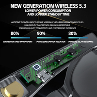 AI Intelligent Translation Glasses Bluetooth-Compatible 5.4 Wireless Sunglasses Built-in Microphone Speakers Wireless Headphones