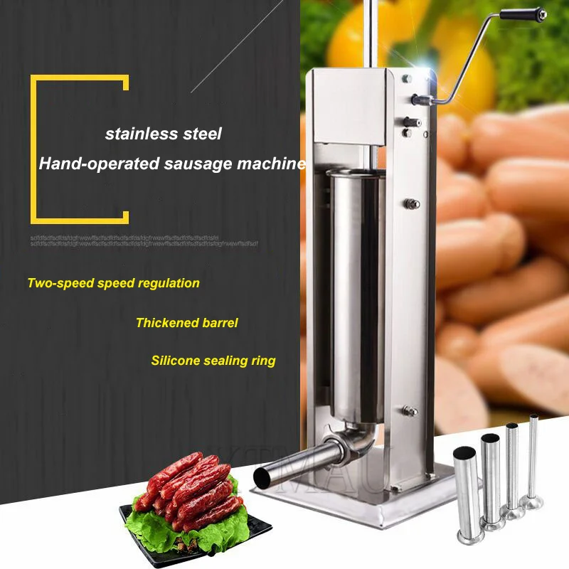 3L/5L/7L Meat Sausage Stuffer Sausage Filling Vertical Sausage Making Machine Manual Meat Fillier Meat Processor