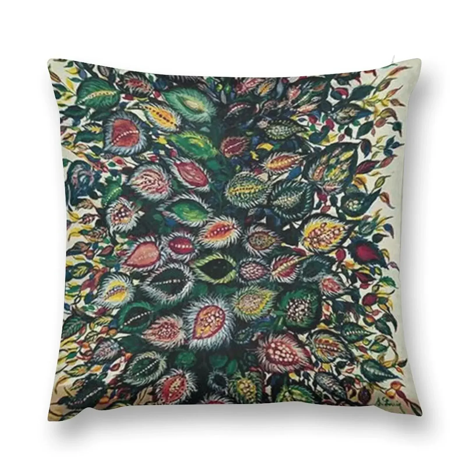 

Feuilles - Seraphine Louis - Favourite Artists Collection Throw Pillow christmas pillowcases Custom Cushion pillow