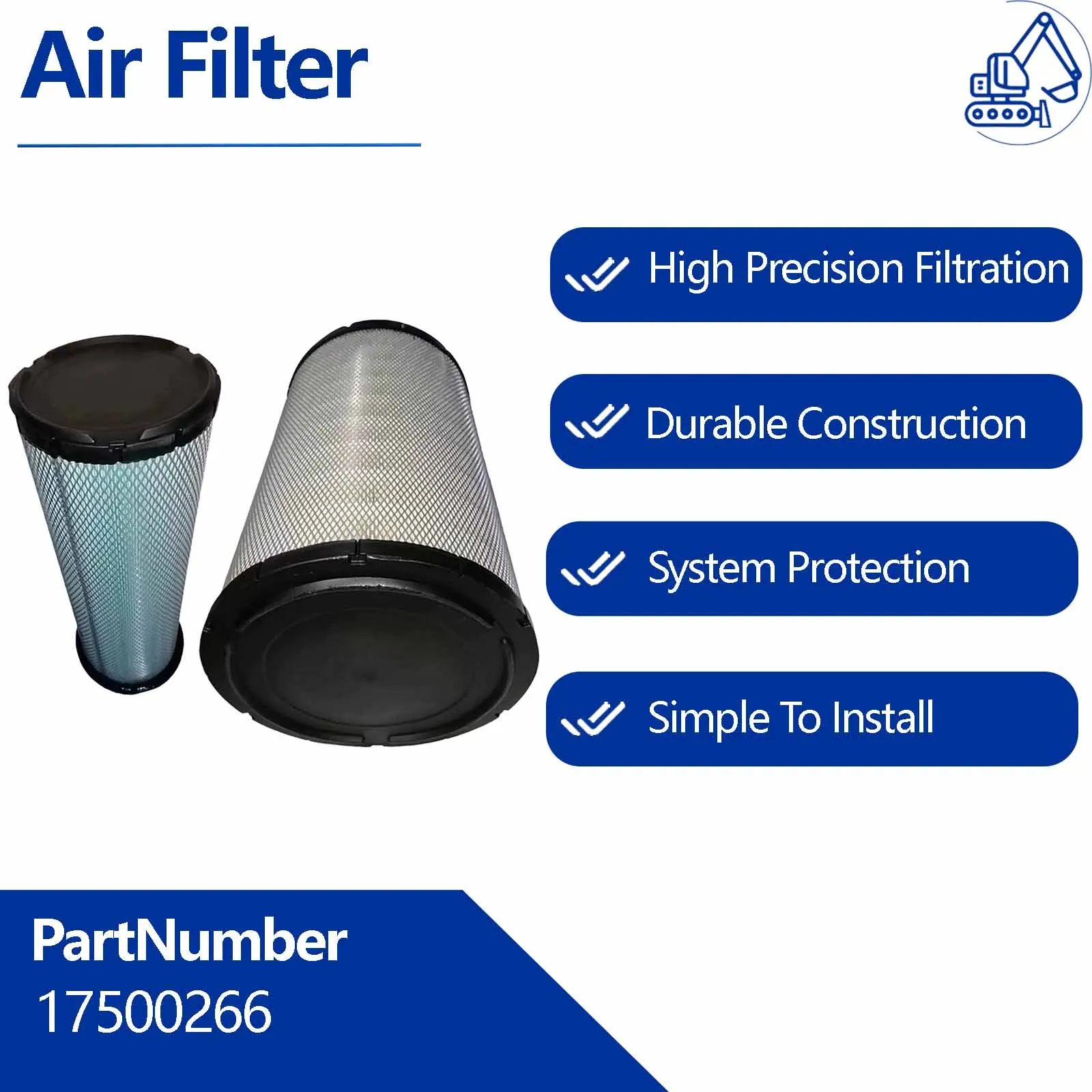 Air Filter JM-1104  For Volvo EC360 Crawler Excavators
