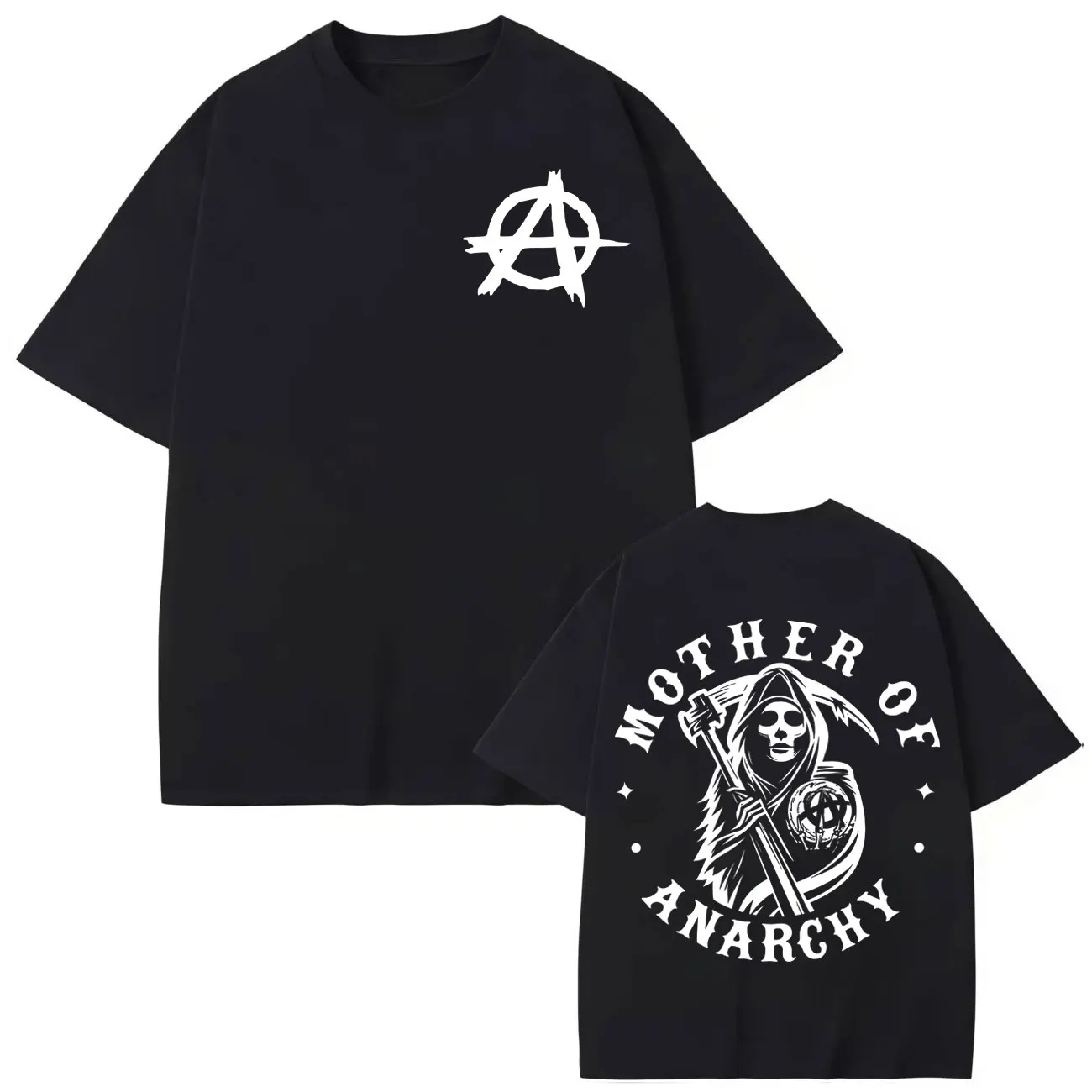 

TV Series Sons of Anarchy Print T-shirts Men Women Vintage Fashion T Shirts Summer Casual Cotton Short Sleeve T-shirt Streetwear
