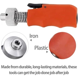 Stainless Steel Rubber Plug Spinner Time Saving Solution Portable Quick Cylinder Turning Tool For Lock Professionals