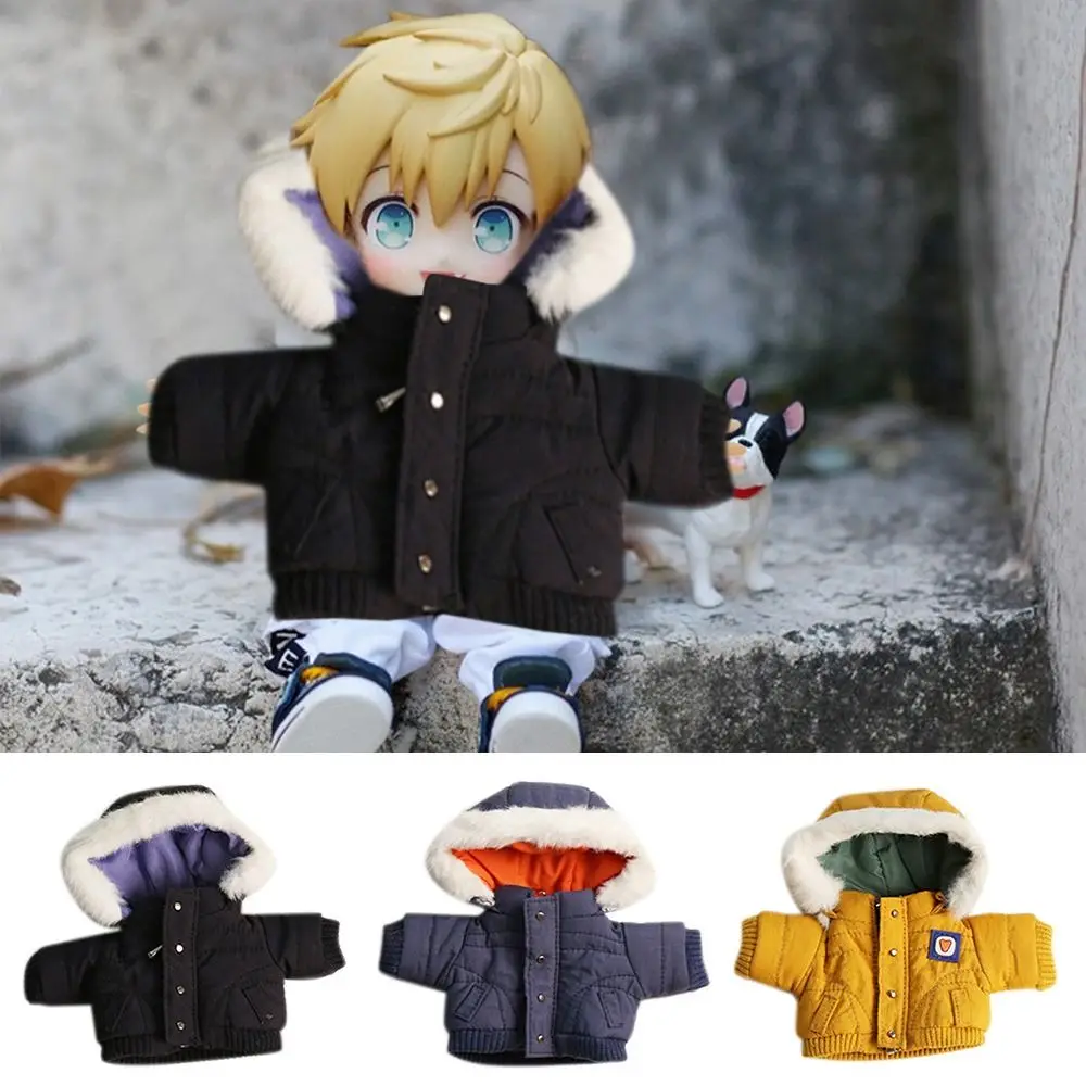 Cute Handmade Doll Clothes Doll Accessories Replacement Doll Cotton Coat Gift Playing House Toy Jacket Coat for 12cm Doll