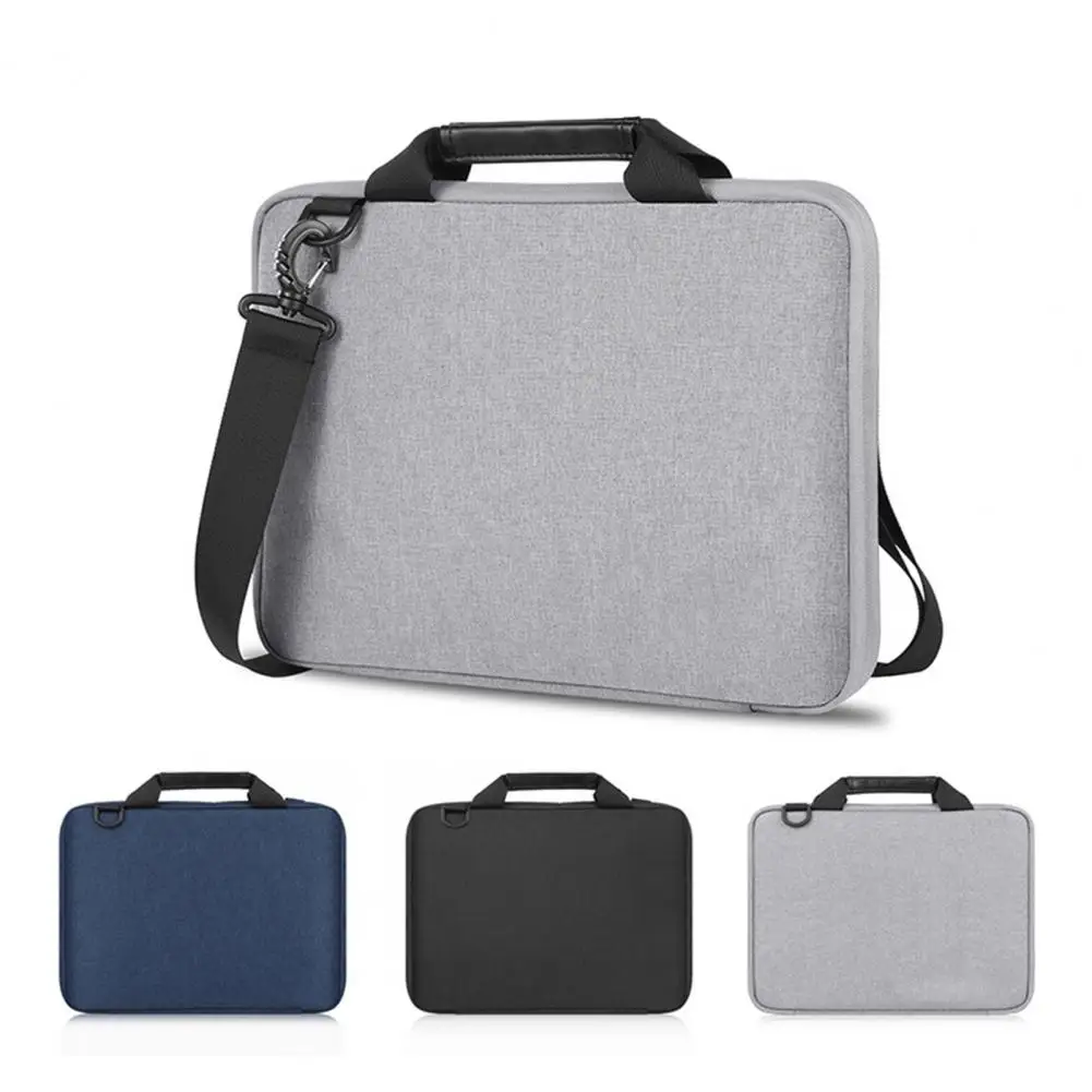 Laptop Handbag 3 Colors 14/15/16 Inch Notebook Business Commute Messenger Bag Shockproof Smooth Zip Laptop Case for Outdoor