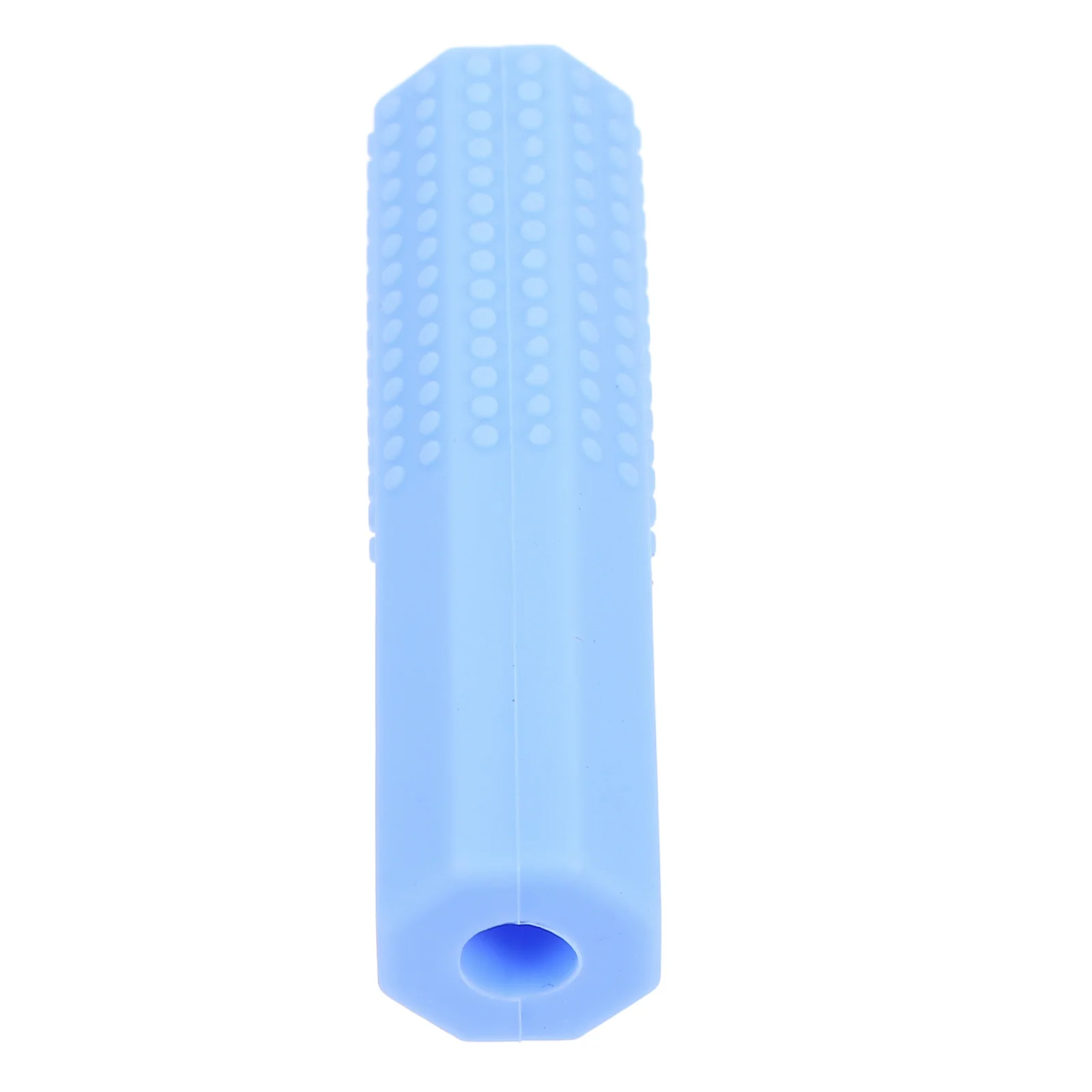 

Silicone Sensory Chewy Caps for Stress School Office Stationery Accessories Blue