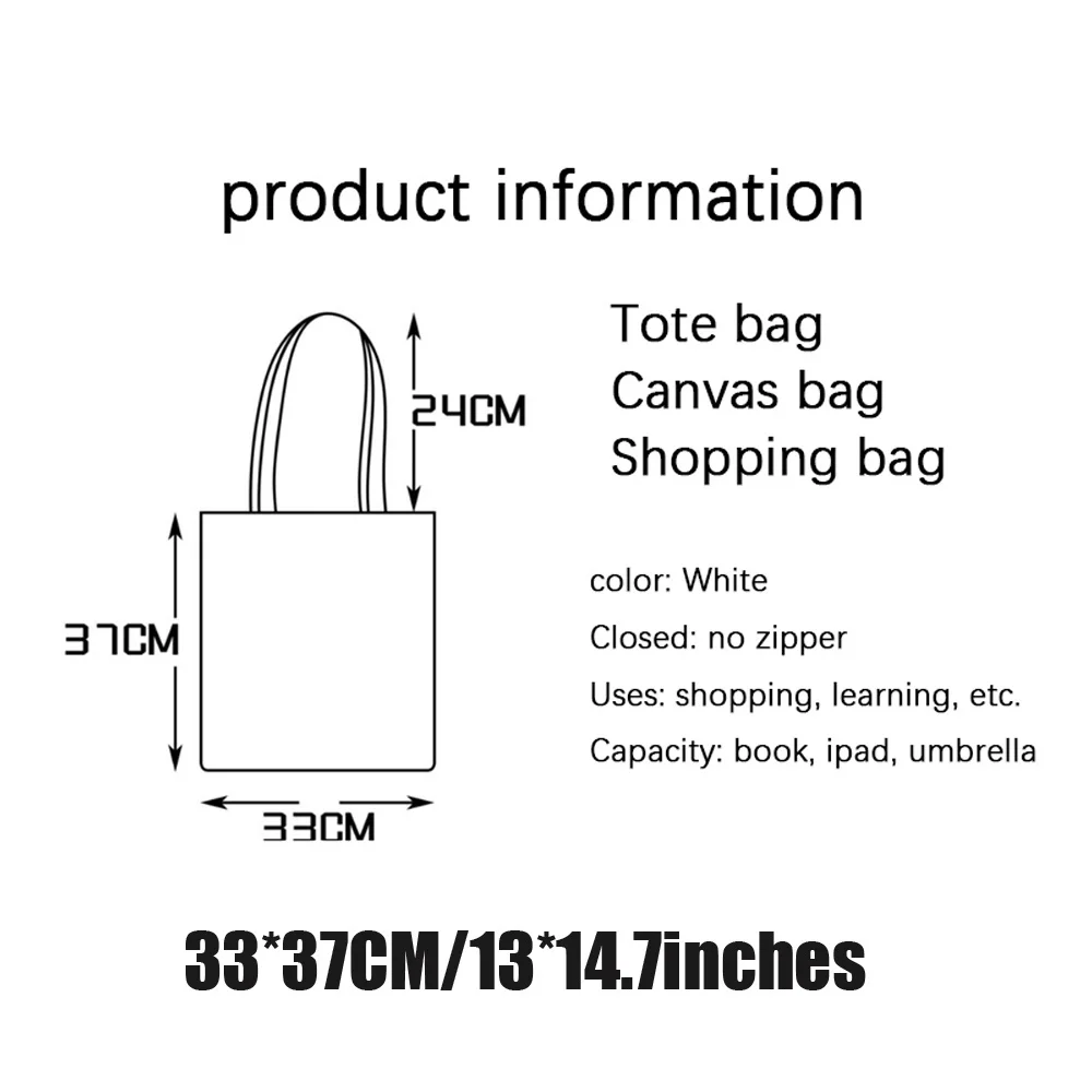 Music Posters Performed By Various Bands Shopping Bag Double Print Casual Nordic Shopper Bags Lady Canvas Tote Women Handbag