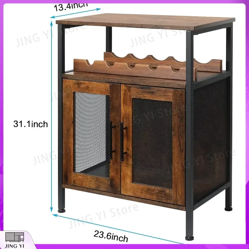 Small Wooden Wine Cabinet with Temperature Control for Home Bar Kitchen Restaurant Wholesale Wine Cooler Storage Rack image 6