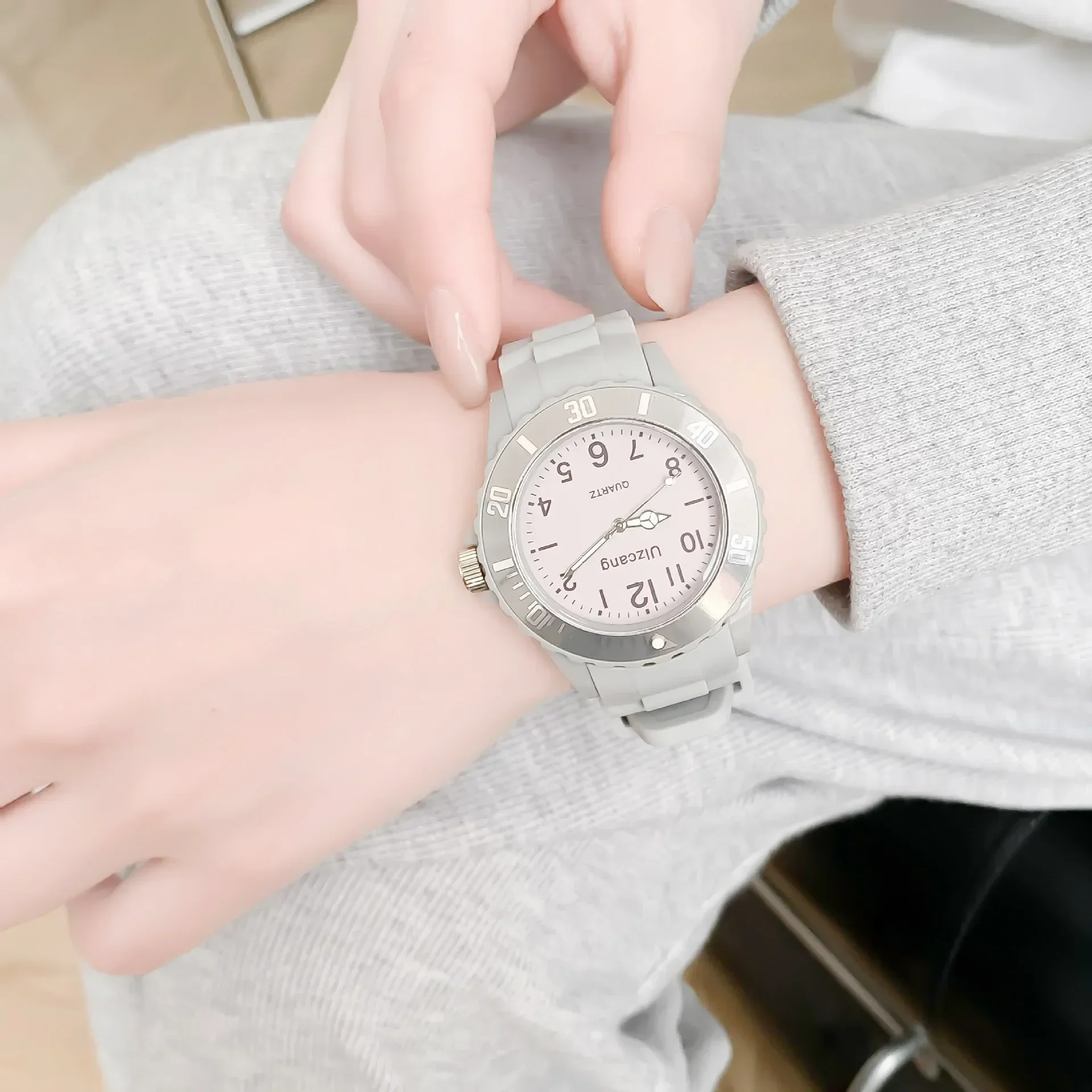 Sport Jelly Candy Color Cartoon Style Watch Fashion Girl Boy Kids Exam Watch Girls Boys Elementary School Imitation Fresh