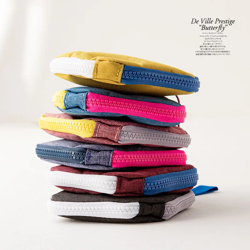 Mini Coin Purse Students Multifunctional Small Hanging Wallet Keychain Pouch Compact Money Holder