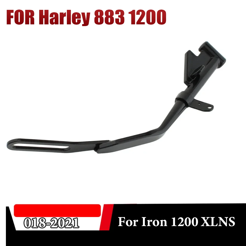 

018-2021 Kickstands Side Stand Assist Tool Stand Extension Kit Foot Pedal Support For Harley 883 1200 Iron XLNS Custom Roadster