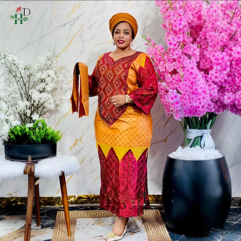 Vestidos Africanos H&D para Mujer, Vestido Turco Bordado, Túnica Africana, Ropa Africana Tradicional, Boubou Africain, قفطان مغربي